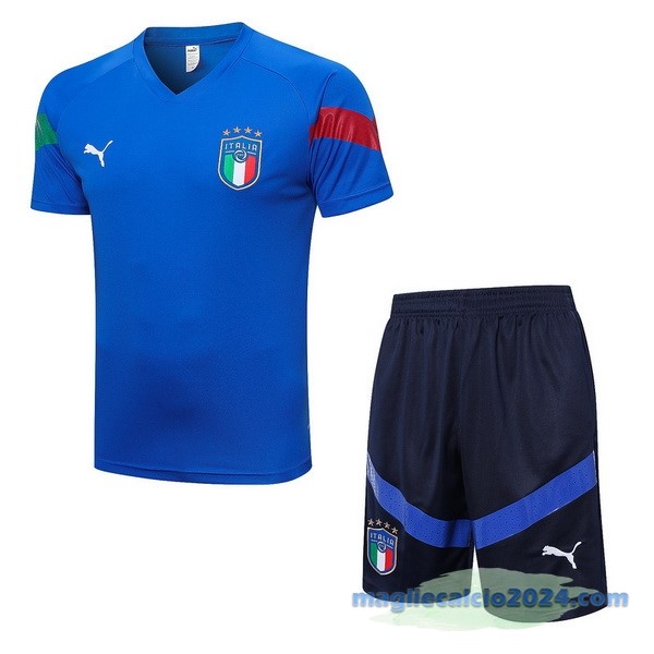 Formazione Set Completo Italia 2022 Azul Verde Poco Prezzo