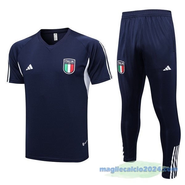 Formazione Set Completo Italia 2023 Azul I Navy Poco Prezzo