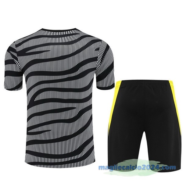 Formazione Set Completo Juventus 2023 2024 Grigio Nero Giallo Poco Prezzo