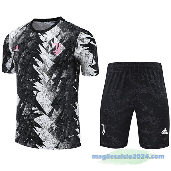 Formazione Set Completo Juventus 2023 2024 Grigio Nero Poco Prezzo