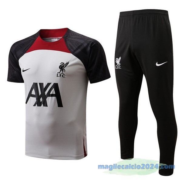 Formazione Set Completo Liverpool 2022 2023 Bianco Nero Rosso Poco Prezzo