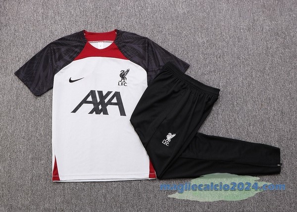 Formazione Set Completo Liverpool 2022 2023 Bianco Nero Rosso Poco Prezzo