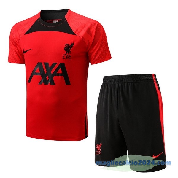 Formazione Set Completo Liverpool 2022 2023 Nero I Rosso Poco Prezzo