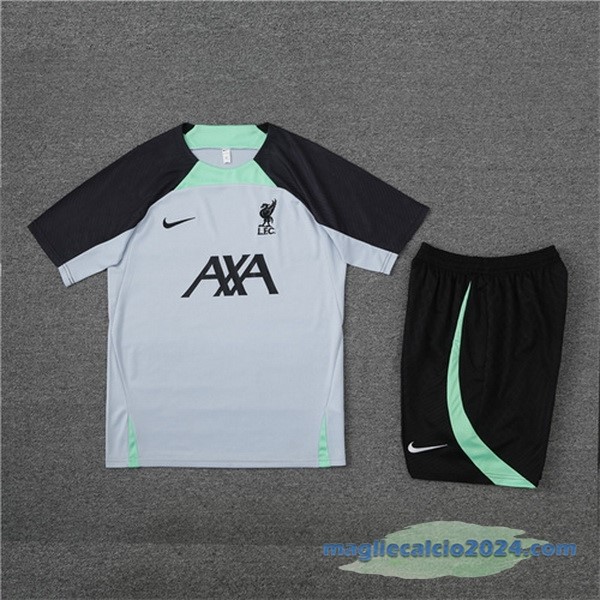 Formazione Set Completo Liverpool 2023 2024 Grigio Verde Nero Poco Prezzo