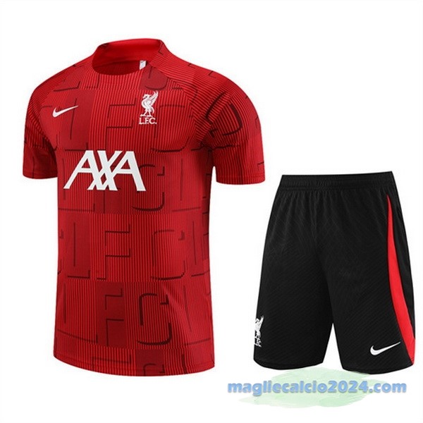 Formazione Set Completo Liverpool 2023 2024 Rosso Nero Poco Prezzo