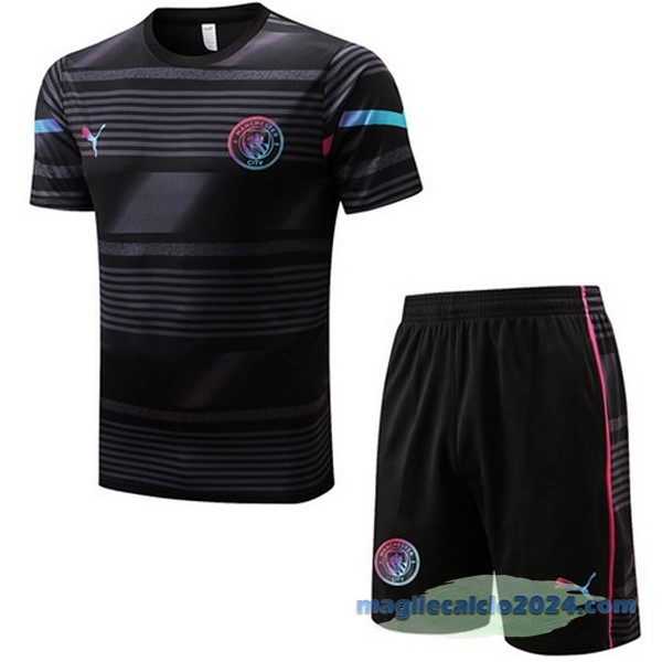 Formazione Set Completo Manchester City 2022 2023 Grigio Navy Poco Prezzo
