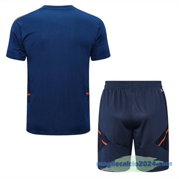 Formazione Set Completo Manchester United 2022 2023 Azul Arancione Poco Prezzo