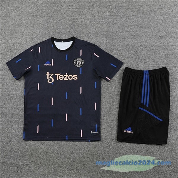 Formazione Set Completo Manchester United 2022 2023 Azul Nero Poco Prezzo