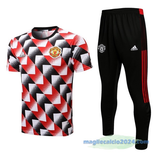 Formazione Set Completo Manchester United 2022 2023 Bianco Rosso Nero Poco Prezzo