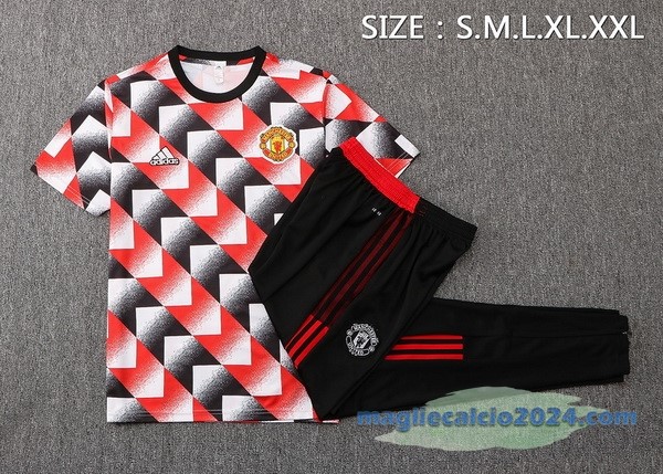 Formazione Set Completo Manchester United 2022 2023 Bianco Rosso Nero Poco Prezzo