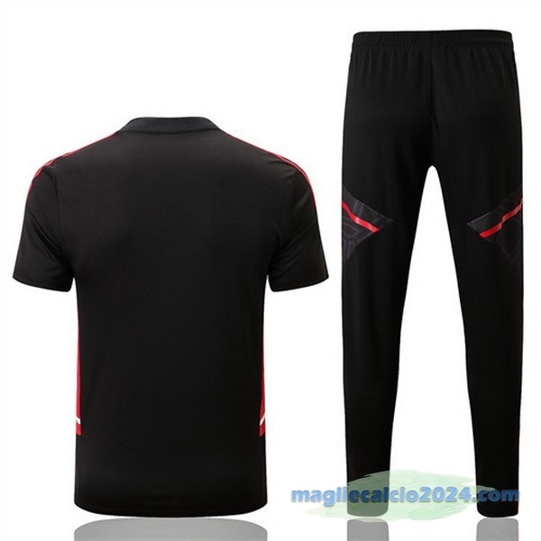 Formazione Set Completo Manchester United 2022 2023 Nero Rosso Poco Prezzo