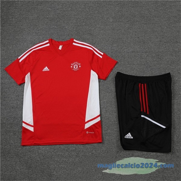Formazione Set Completo Manchester United 2022 2023 Rosso III Nero Poco Prezzo
