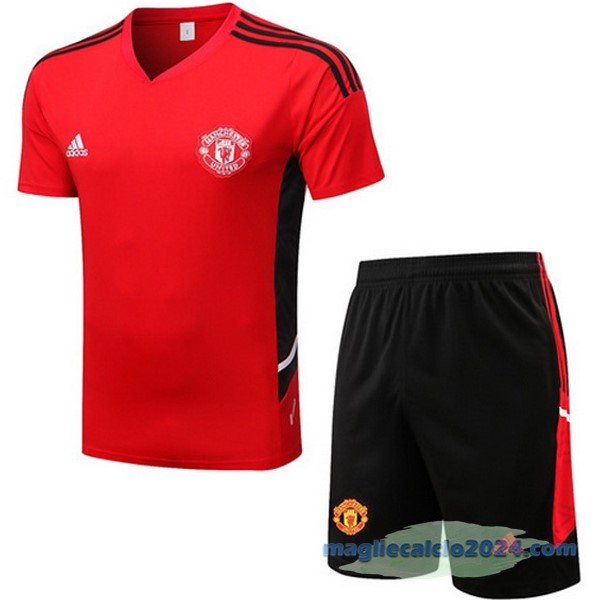 Formazione Set Completo Manchester United 2022 2023 Rosso II Nero Poco Prezzo