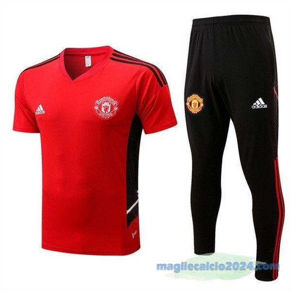 Formazione Set Completo Manchester United 2022 2023 Rosso I Nero Poco Prezzo