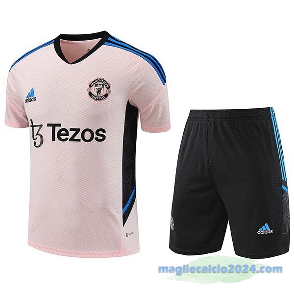 Formazione Set Completo Manchester United 2023 2024 Rosa Nero Poco Prezzo