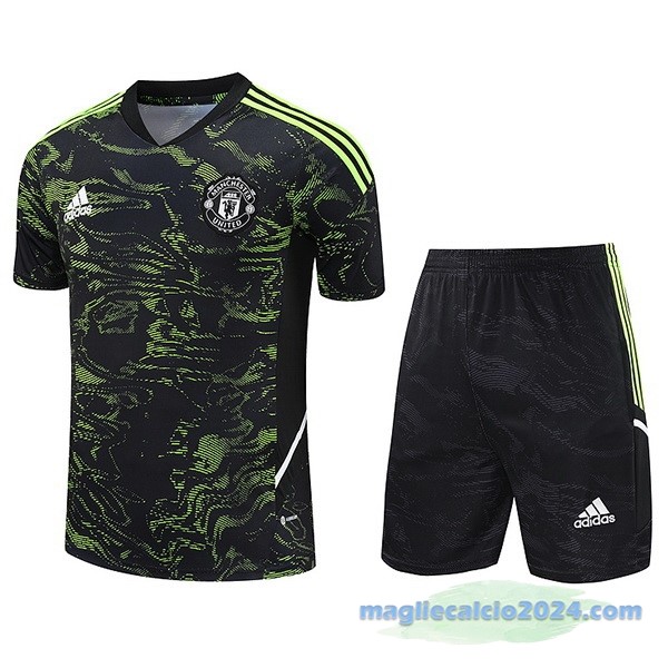 Formazione Set Completo Manchester United 2023 2024 Verde Nero Poco Prezzo