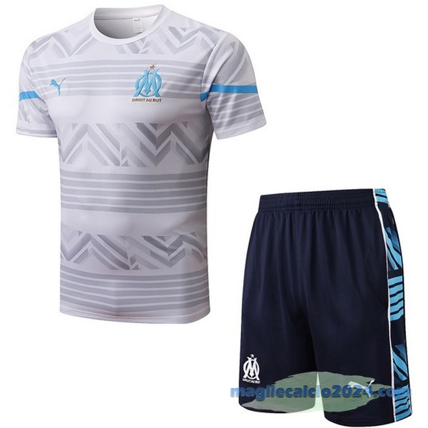 Formazione Set Completo Marsella 2022 2023 Bianco Azul Poco Prezzo