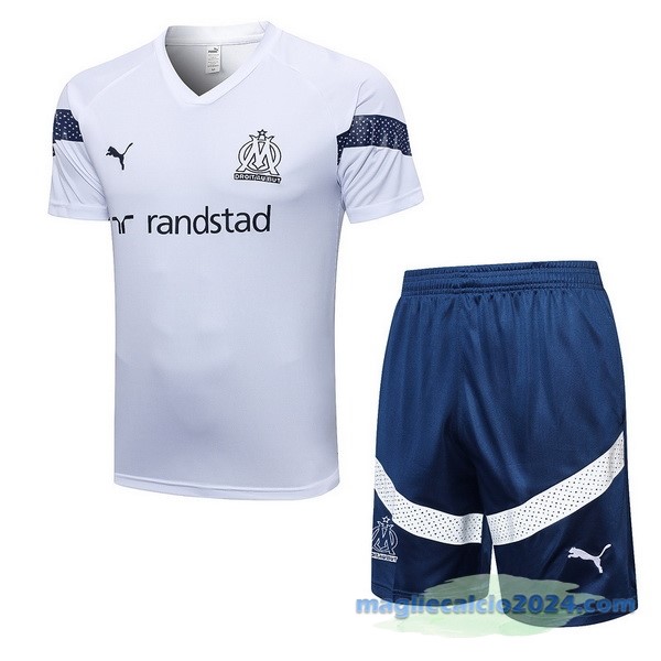 Formazione Set Completo Marsella 2022 2023 Bianco III Azul Poco Prezzo