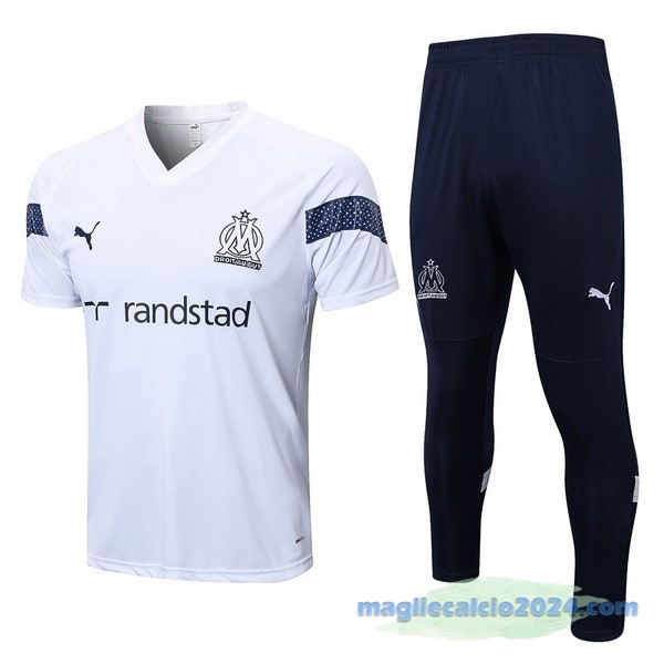 Formazione Set Completo Marsella 2022 2023 Bianco II Azul Poco Prezzo