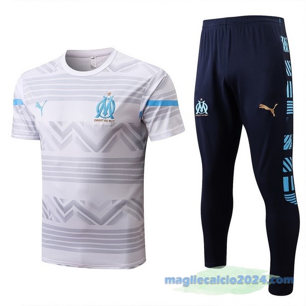 Formazione Set Completo Marsella 2022 2023 Bianco I Azul Poco Prezzo