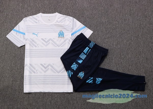 Formazione Set Completo Marsella 2022 2023 Bianco I Azul Poco Prezzo