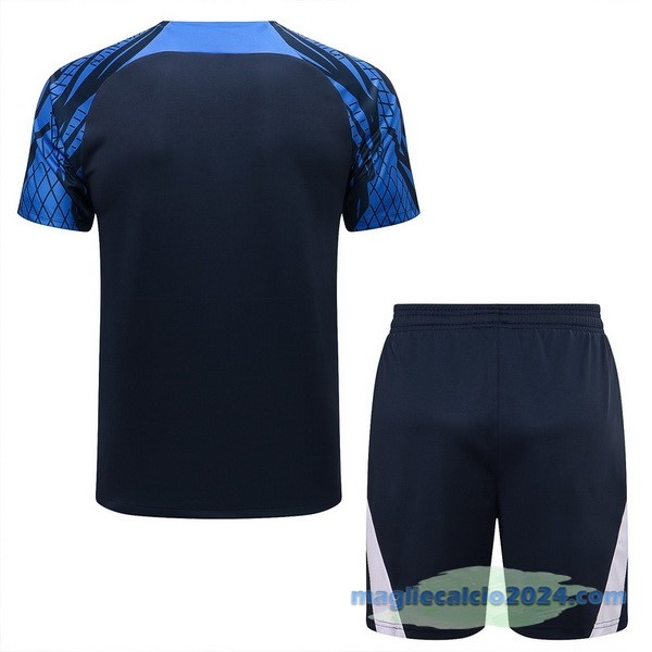 Formazione Set Completo Paesi Bassi 2022 Azul I Navy Poco Prezzo