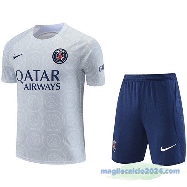 Formazione Set Completo Paris Saint Germain 2022 2023 Grigio Azul Poco Prezzo
