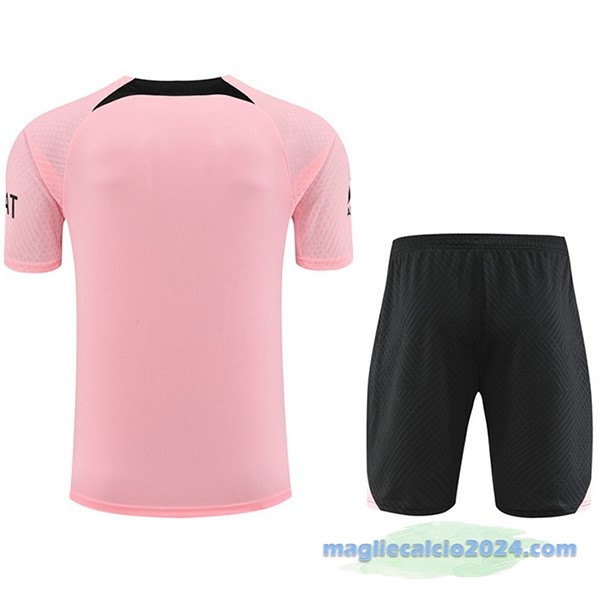 Formazione Set Completo Paris Saint Germain 2022 2023 Rosa Nero Poco Prezzo