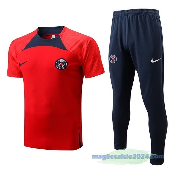 Formazione Set Completo Paris Saint Germain 2022 2023 Rosso Azul Poco Prezzo