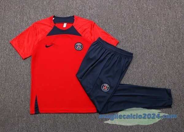 Formazione Set Completo Paris Saint Germain 2022 2023 Rosso Azul Poco Prezzo
