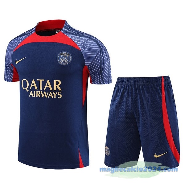 Formazione Set Completo Paris Saint Germain 2023 2024 Azul Rosso Poco Prezzo