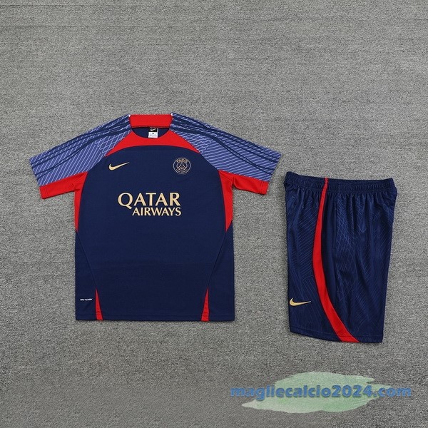 Formazione Set Completo Paris Saint Germain 2023 2024 Azul Rosso Poco Prezzo