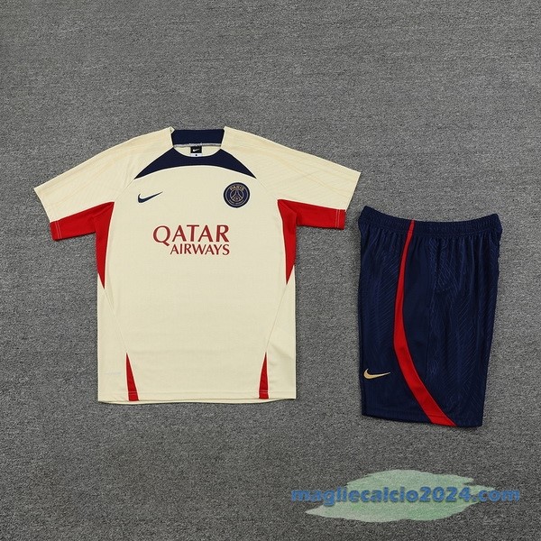 Formazione Set Completo Paris Saint Germain 2023 2024 Giallo Azul Poco Prezzo
