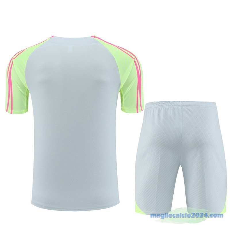 Formazione Set Completo Paris Saint Germain 2023 2024 Grigio Verde Poco Prezzo