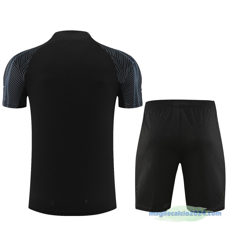 Formazione Set Completo Paris Saint Germain 2023 2024 Nero Poco Prezzo