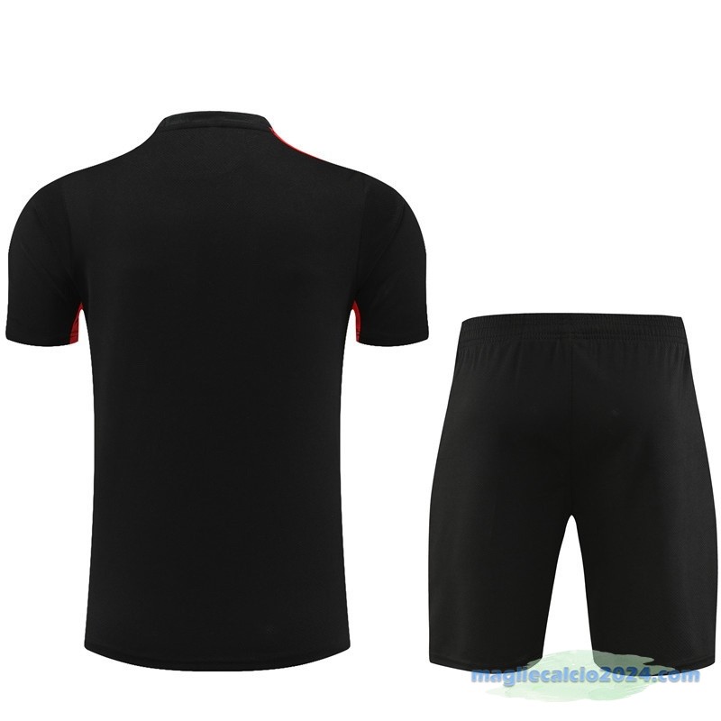 Formazione Set Completo Paris Saint Germain 2023 2024 Nero Rosso Poco Prezzo