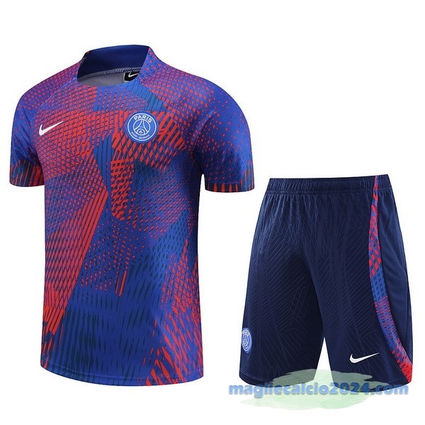 Formazione Set Completo Paris Saint Germain 2023 2024 Purpureo Azul Poco Prezzo