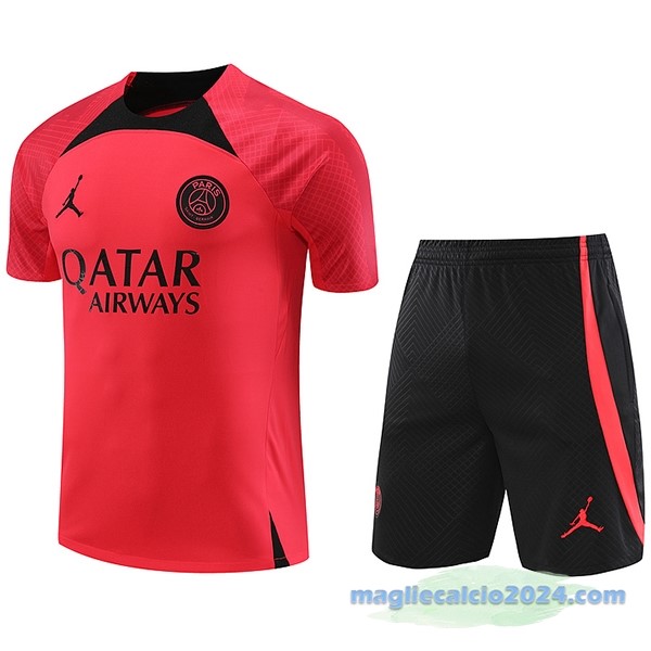 Formazione Set Completo Paris Saint Germain 2023 2024 Rosso I Nero Poco Prezzo