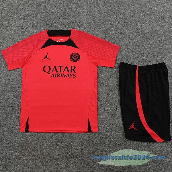 Formazione Set Completo Paris Saint Germain 2023 2024 Rosso I Nero Poco Prezzo