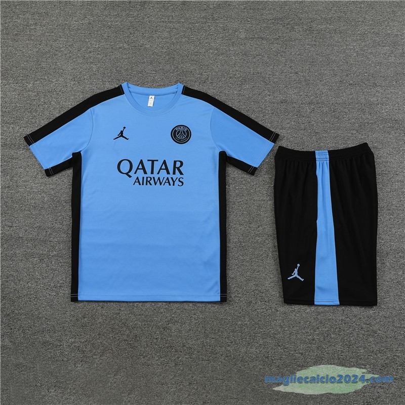 Formazione Set Completo Paris Saint Germain Bambino 2023 2024 Azul Nero Poco Prezzo