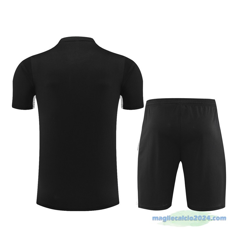 Formazione Set Completo Paris Saint Germain Bambino 2023 2024 Nero Bianco Poco Prezzo