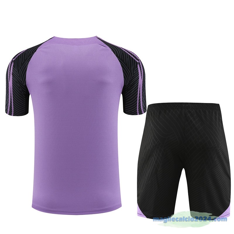 Formazione Set Completo Paris Saint Germain Bambino 2023 2024 Purpureo Nero Poco Prezzo