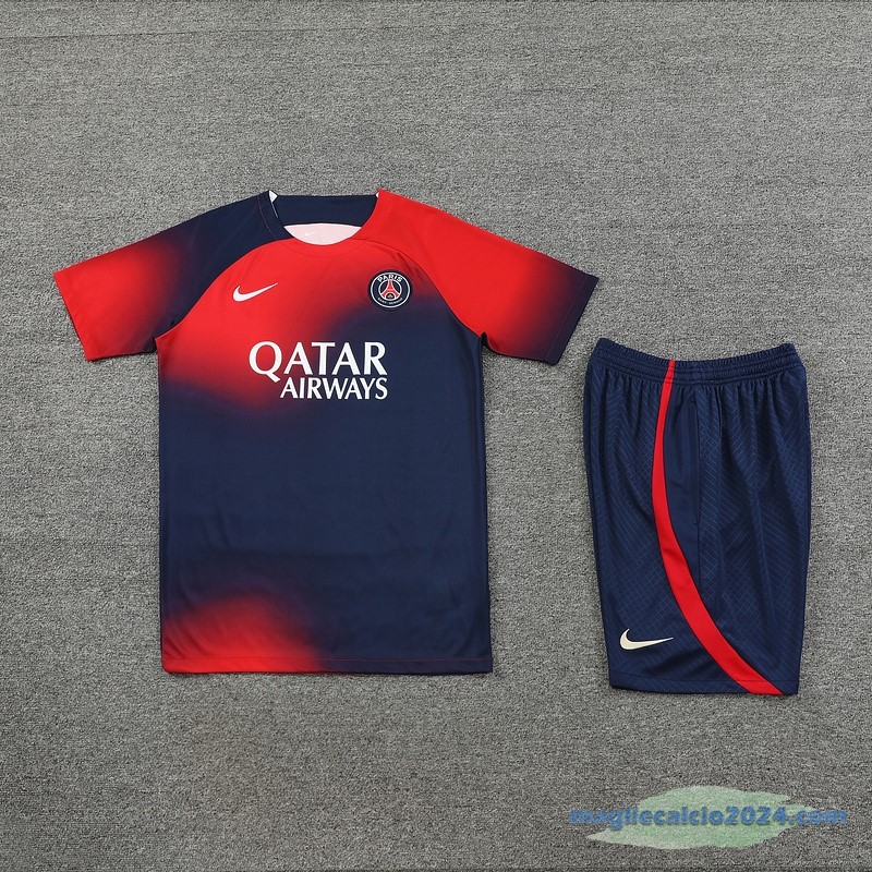 Formazione Set Completo Paris Saint Germain Bambino 2023 2024 Rosso Azul Poco Prezzo