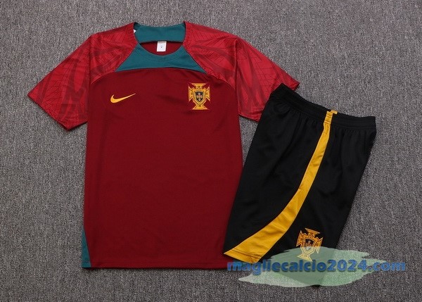 Formazione Set Completo Portogallo 2022 Rosso I Verde Nero Poco Prezzo