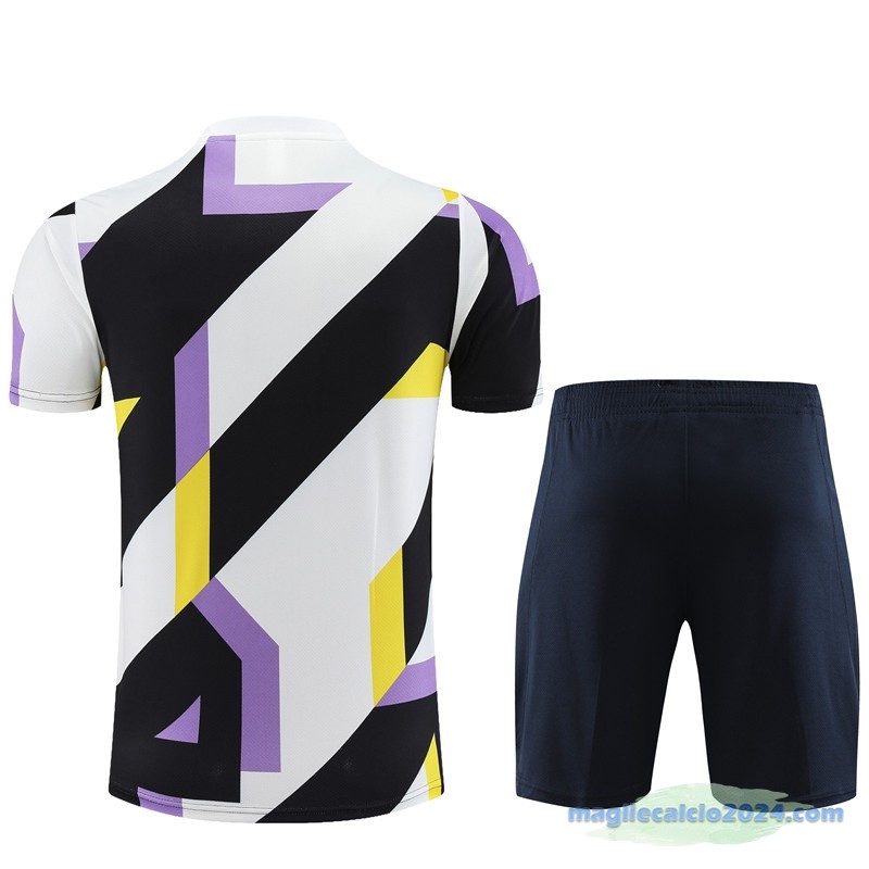 Formazione Set Completo Real Madrid Bambino 2023 2024 Bianco Purpureo Azul Poco Prezzo