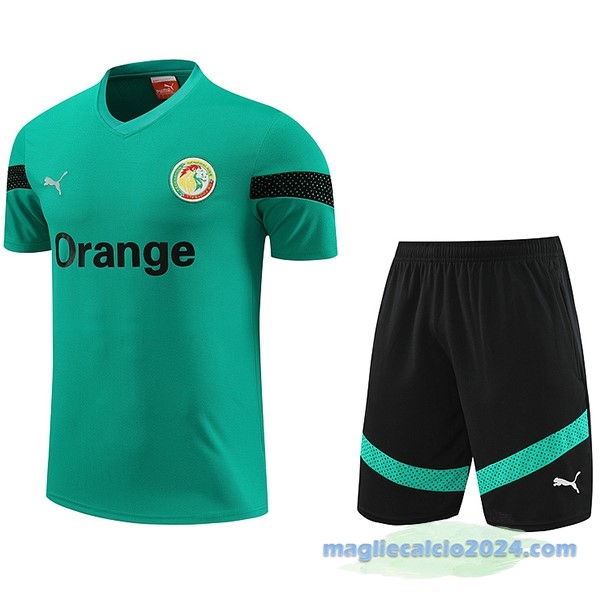 Formazione Set Completo Senegal 2023 Verde Navy Nero Poco Prezzo
