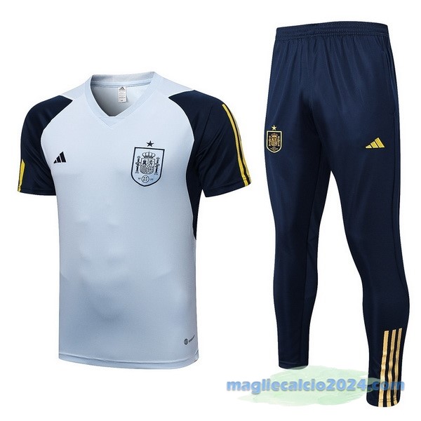 Formazione Set Completo Spagna 2022 Grigio Azul Poco Prezzo