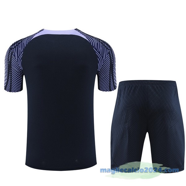 Formazione Set Completo Tottenham Hotspur 2023 2024 Azul Navy Purpureo Poco Prezzo