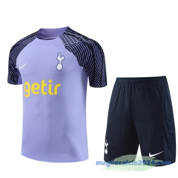 Formazione Set Completo Tottenham Hotspur 2023 2024 Purpureo Azul Poco Prezzo