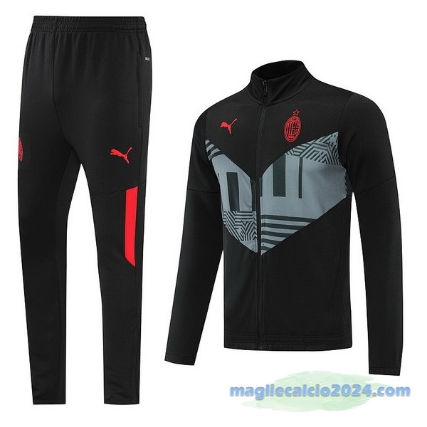 Giacca AC Milan 2022 2023 Nero Grigio Poco Prezzo